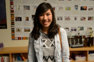 Student Shani Tra ('15) is among the many students applying for senate.