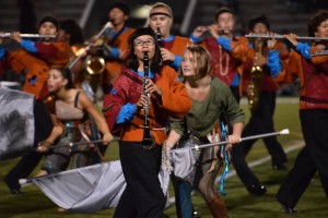 FVRR performs during halftime of football games. Photo by Tue Duong