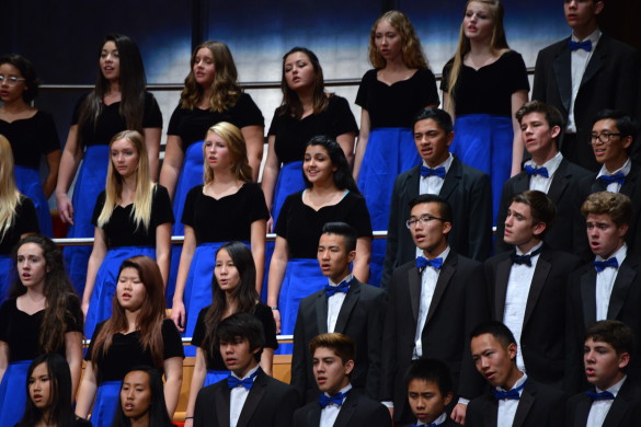 Concert Choir songs to ring in the new spring season. Photo Credit: Ashley Le
