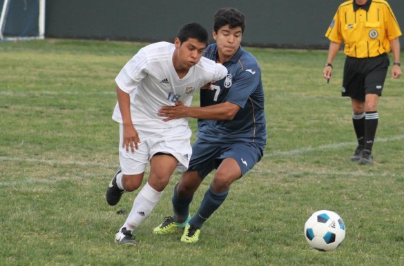 It was a fierce battle for the Barons that was decided in the second overtime. Photo by Andy Kim