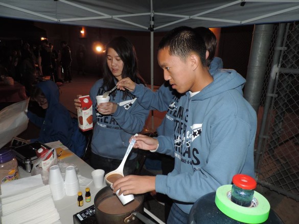 FVHS Make-A-Wish participates by selling hot chocolate at last year's winter festival.