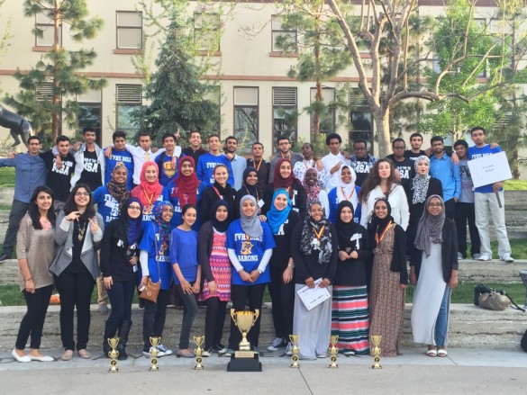 FVHS Muslim Student Association at Chapman University. Photo curtsey of MSA