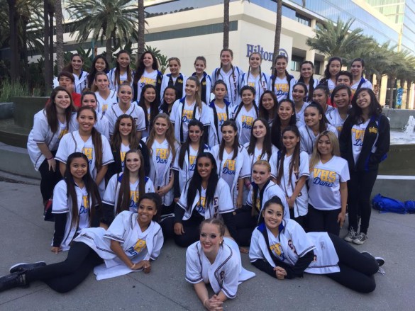 The dance team competes in the National USA dance competition. (Photo courtesy of Cheyenne Piepmeyer)