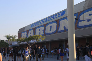 Barons getting to class during the school day. Photo by Amanda Hadley