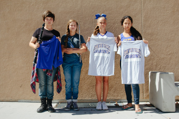 Meagan Gaydos ('16), Lauren Gergens ('19), Charlotte Hennessey ('19), and Jackie Hester ('19) express their feelings about PE.