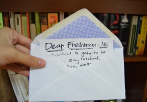 Open Letter: Seniors to Freshmen