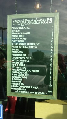 Menu subject to change Photo by Zainab Khan