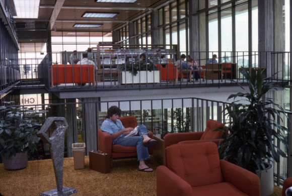 Huntington Beach Central Library. Photo courtesy of Orange County Archives on Flickr