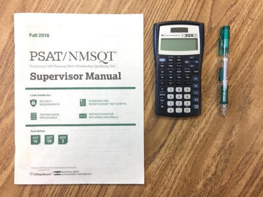 Necessities for the PSAT. Photo by Jamie Pham