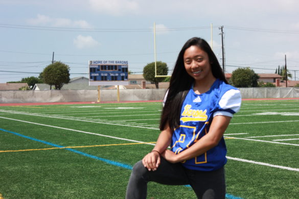 Katherine Ngo tackles her way onto Barons’ football team – Baron News